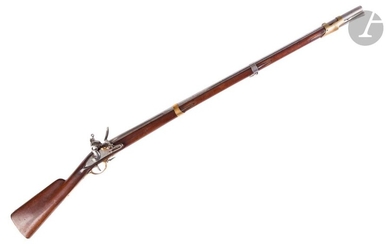 Marine flintlock rifle type 1779-1786, Colonial model. Round...