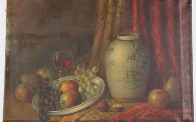 Martin Lenterman (20ste eeuw) , Fruitstilleven