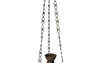 Metal censer with cup