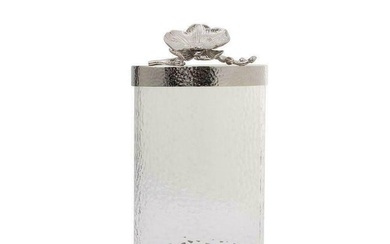 Michael Aram Medium White Orchid Kitchen Canister Container