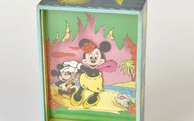 Micky + Minnie Spieluhr Schrank