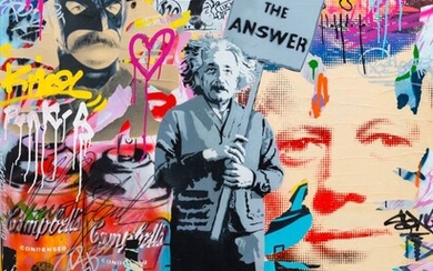 Mr BRAINWASH (1966) Einstein, 2011 Technique…
