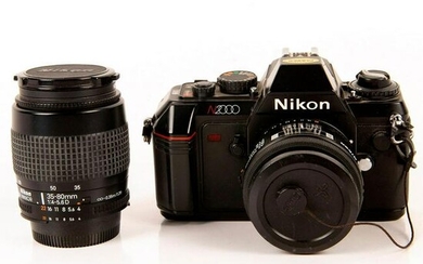NIKON N2000 Camera with 2 Lenses