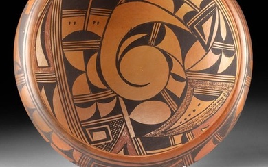 Native American Hopi Bowl, Sikyatki Revival Style