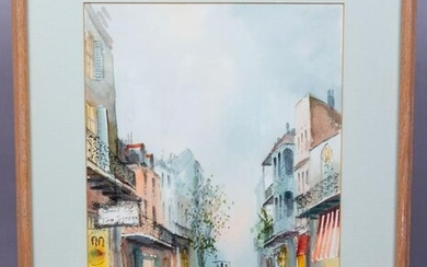 Nestor Hippoyle Fruge New Orleans Royal Street Painting