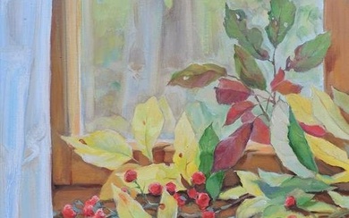 Oil painting Color in the window Procach Olesia