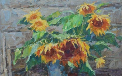 Oil painting Sunflowers Tepeta Miacheslav