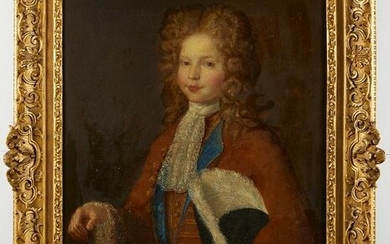 Old Master French School Portrait of a Boy - Relined