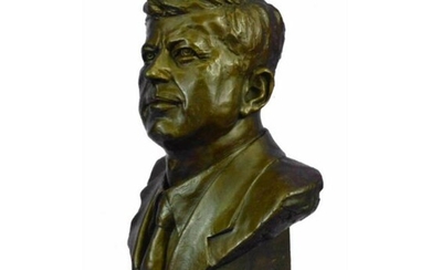 Original Collector Edition Bronze Bust, John F. Kennedy