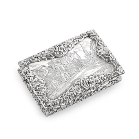 Oxford University interest: A Victorian silver snuff box