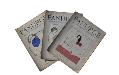 PANURGE, Paris, 3 numéros, n°3 du 1er mai 1912 - n°4 du 15 mai 1912...