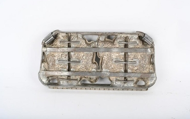 PEWTER HINGED EASTER RABBIT ICE CREAM MOLD