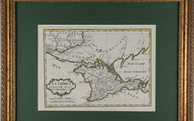 Карта Крыма с прилегающими к нему землями / сост. Борги Бартоломео. Сиена: Pazzini Carli, 1795.