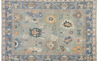 Peshawar Sultanabad Carpet, 5' 7 x 7' 8.