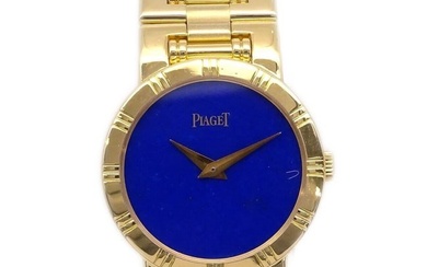 Piaget Dancer Lapis Lazuli Quartz Watch 18KYG