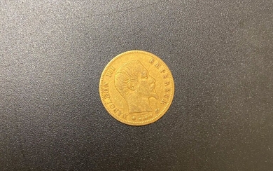 Pièce de 5 francs or 1859 Napoléon III -... - Lot 10 - A.Blanchy | E.Lacombe - Bordeaux Chartrons - Bordeaux Enchères