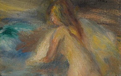Pierre-Auguste Renoir, Nu dans un paysage, esquisse