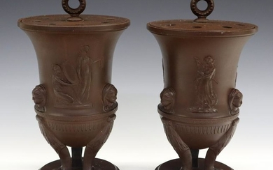Pr. Neoclassical Potpourri Vases