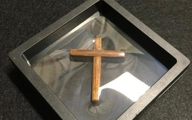 Prehistoric Petrified Wood Polished Cross