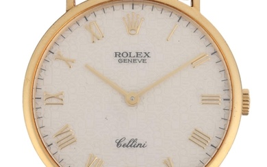 ROLEX - an 18ct gold Cellini mechanical wristwatch, ref. 511...