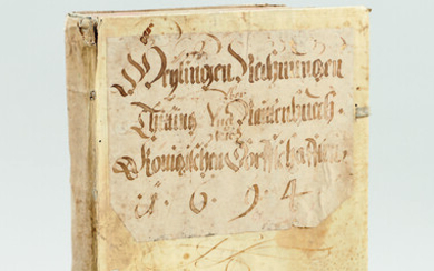 Raittenbuch - Titting - Deutsche Handschrift auf Papier.
