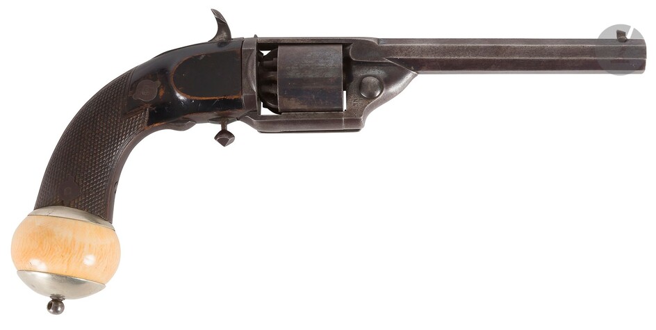 Rare revoler « Devisme » modèle 1855 type... - Lot 10 - Ader