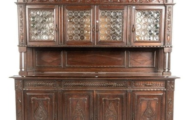 Renaissance Revival Carved Walnut Sideboard