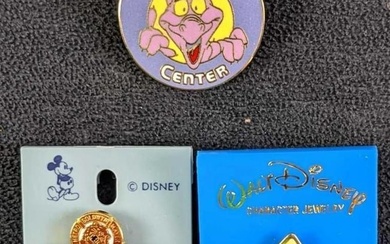 Retired 3 Disney Epcot MGM Star Tours Figment Pins