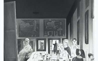 Richard Hamilton, Picasso’s Meninas, from Hommage à Picasso (L. 91)