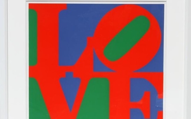 Robert Indiana, Philadelphia Love, Serigraph