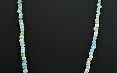Romano Egyptian Glass & Faience Bead Necklace