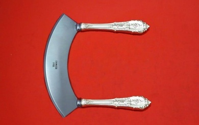 Rose Point by Wallace Sterling Silver Mezzaluna Knife HHWS 6 1/4" Custom Made