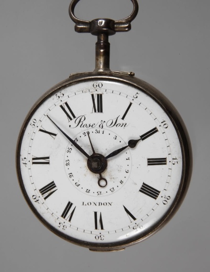 Rose & Son London spindle pocket watch