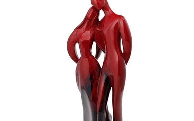 Royal Doulton Flambe prototype Images figure of Man & Woman ...