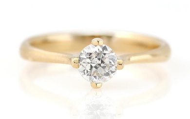 Ruben Svart A diamond solitaire ring set with a brilliant-cut diamond weighing...