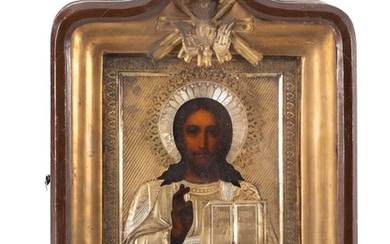 Russia, Christ Pantokrator, Icon, 1899-1908