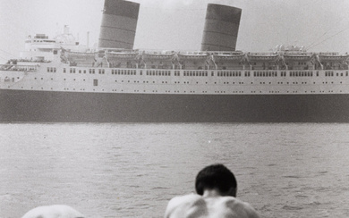 Ruth Orkin (1921-1985) Boys with Ship, NYC, 1948