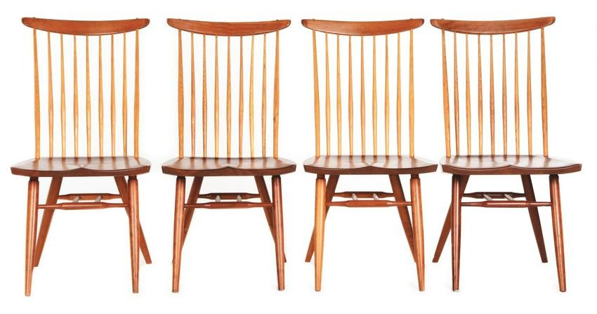 SET OF FOUR NEW CHAIRS BY GEORGE NAKASHIMA