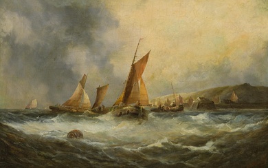 Sailing in Rough Waters, 1861