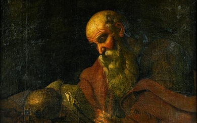 Saint Jerome praying