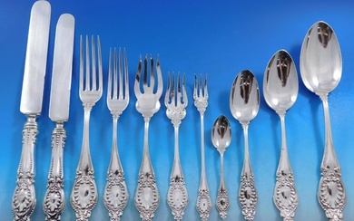 Sappho by Wallace Sterling Silver Flatware Set Service 66 pieces Dinner Rare
