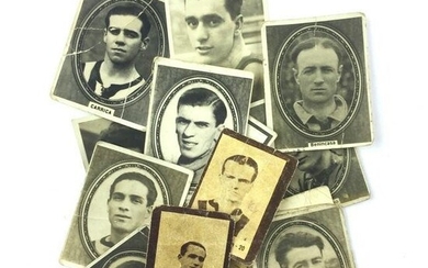 Small collection of image cards which shows members of