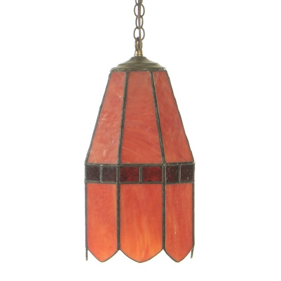 Stained Glass Arts & Crafts Style Pendant Light