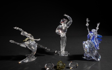 Swarovski Crystal 'Magic of Dance' Trilogy: Isadora, Antonio and Anna, 2002-2004