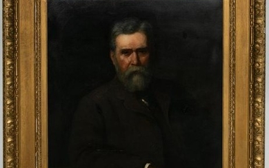 Sydney Hodges Portrait Study of A. Brown, Oil