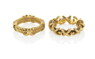 TIFFANY & CO.: TWO GOLD RINGS