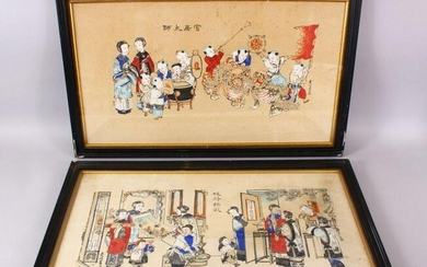 TWO 19TH / 20TH CENTURY CHINESE COLOURED PRINTS, the