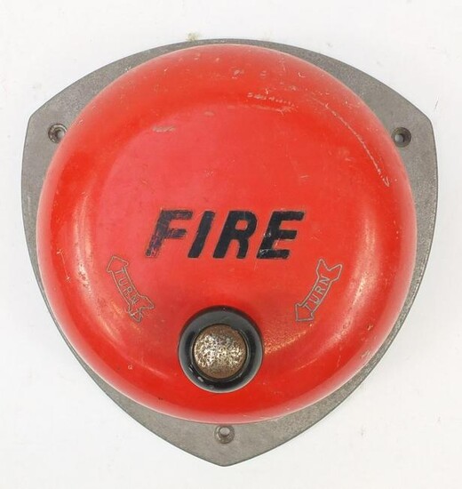 Taco Burnley cast iron fire bell
