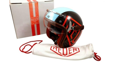 Tag Heuer Monaco McQueen Motorcycle Visor Helmet With