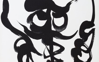 Taro OKAMOTO (1911-1996) Série " Volants", 1977 SUITE de 10 LITHOGRAPHIES en noir Toutes signées...